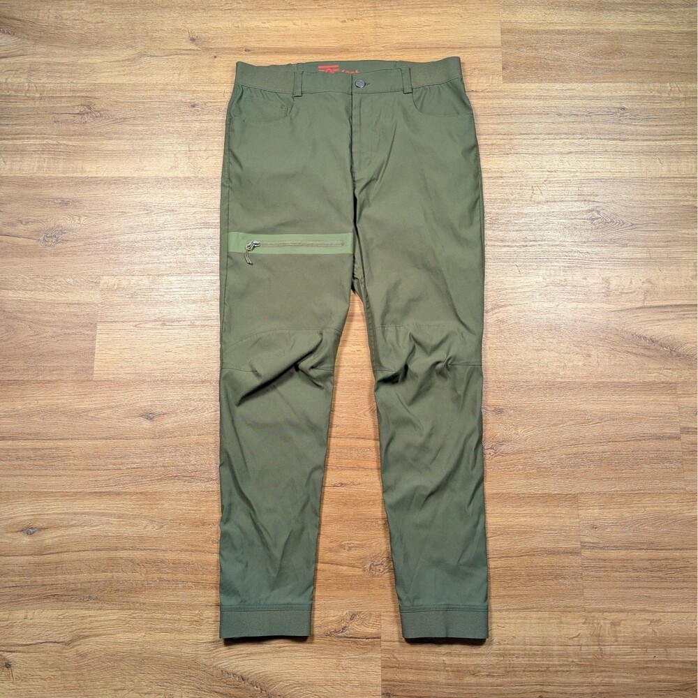 Foehn Brise Schoeller Pants Men's 32x30 Green Hiking Performance Tech Tapered